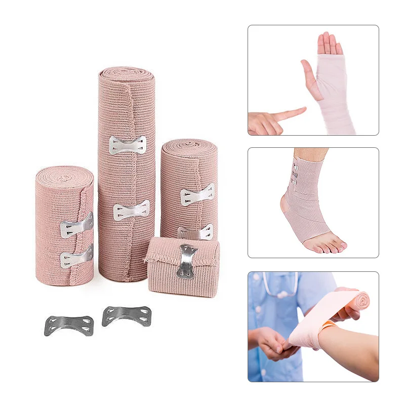 1-Roll High Elastic Wound Dressing Bandages For Outdoor Sports Work Sprain Treatment Bandage First Aid Kits Accessories | Безопасность и