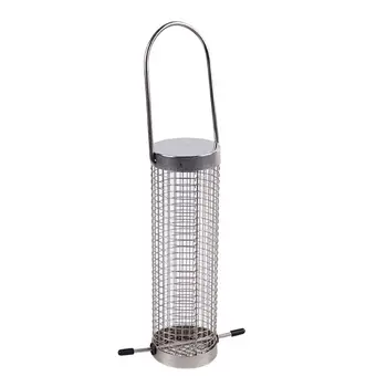 

Wild Bird Cage Feeder Outdoor Hanging Garden Port Seed Food Contain Foraging Toy