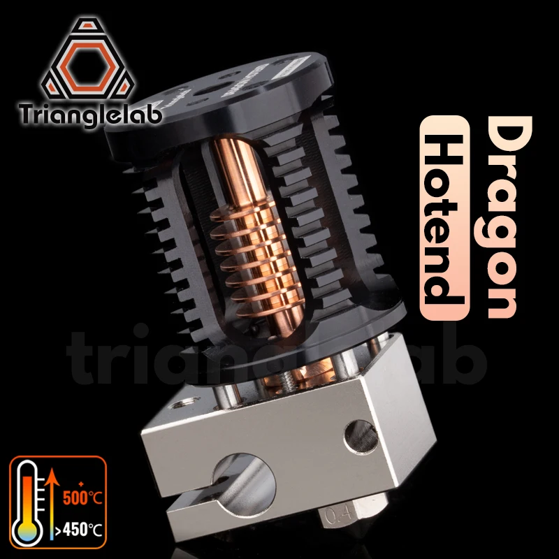 Trianglelab Dragon Hotend V2.0 Super Precision 3D Printer Extrusion Head Compatible With V6 Hotend And other Hotend Adapter afbeelding