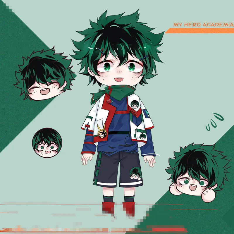 Новый костюм для косплея My Hero academic Little Bakugou Katsuki Todoroki Shoto Midoriya Izuku ACGN Defore|Костюмы