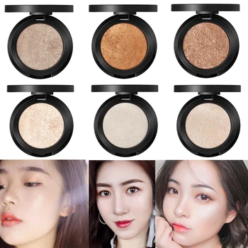 

MYS brand 6 color highliter face makeup bronzer highlighter palette powder highlighter makeup highlighter contour palette TSLM1