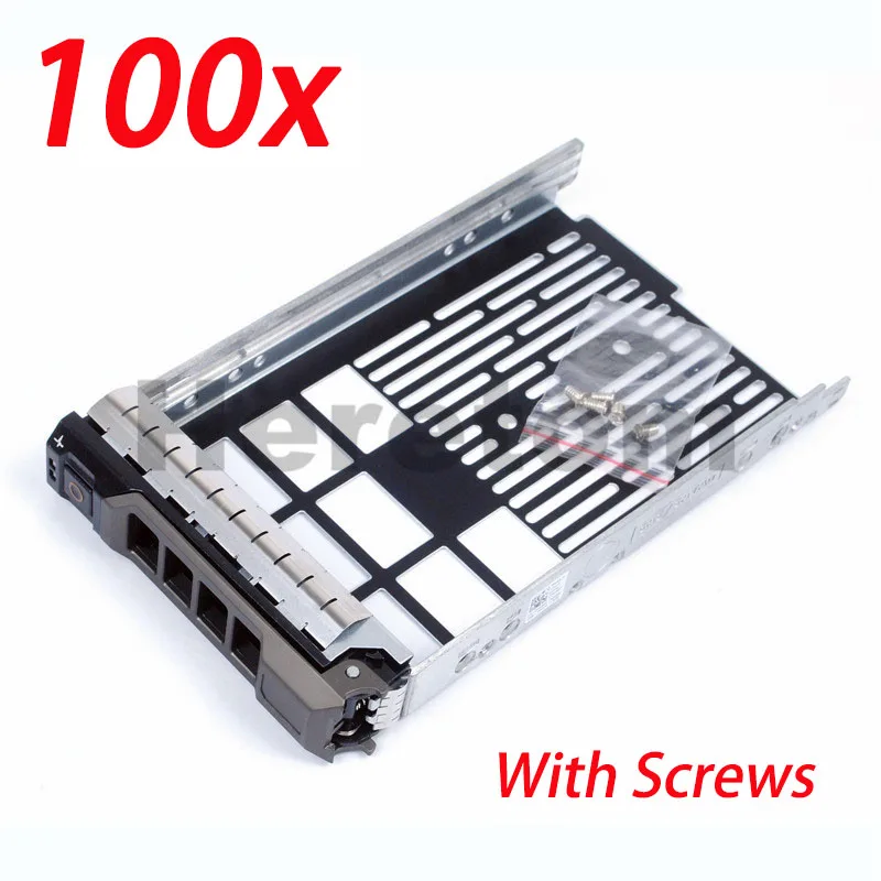 Heretom 100 шт. F238F 3,5 "SAS/SATA лоток для клюшек R710 R610 R410 T710 T61 T610 0F238F G302D X968D Экспресс Бесплатная доставка