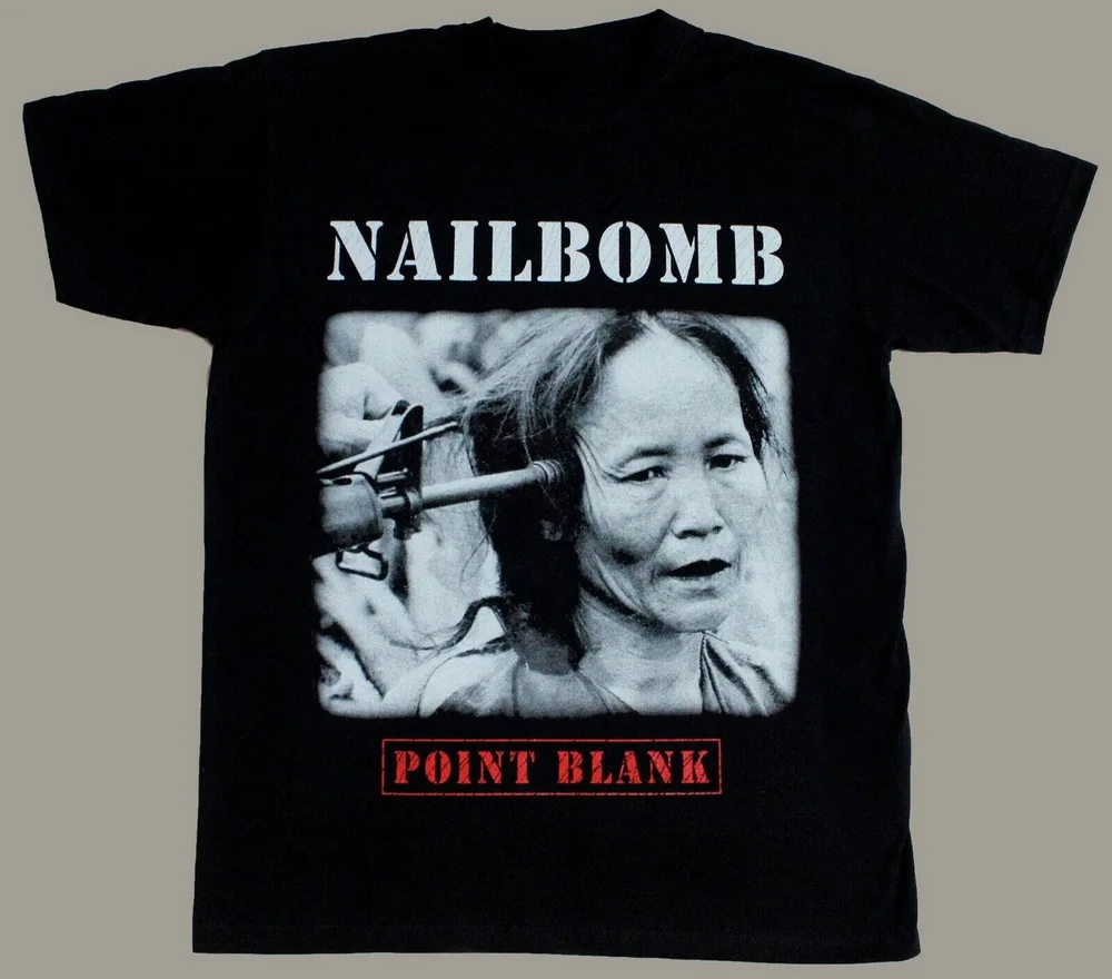 Nailbomb-Point пустая рубашка-Sepultura Metal Industrial Панк Harajuku топы Модные классические