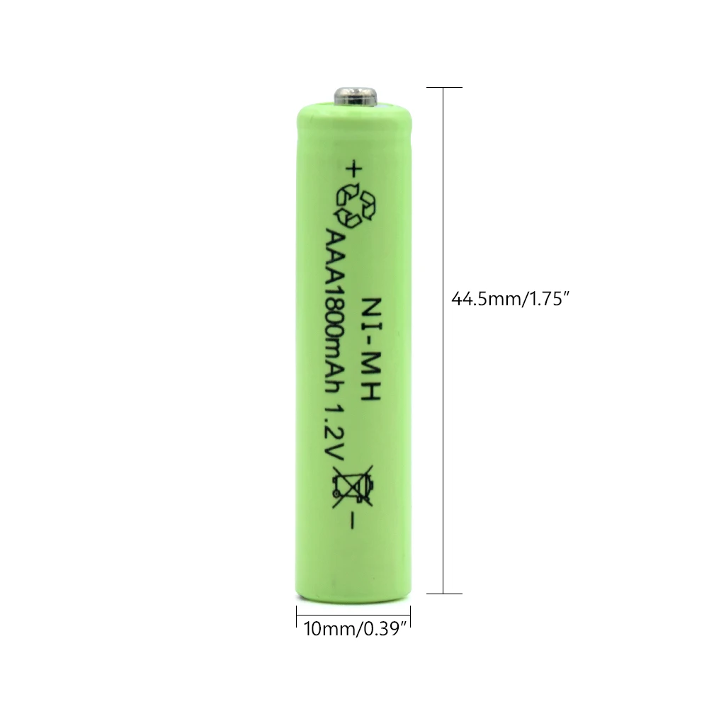 20 шт Новинка AAA 1800mAh Ni-MH 1,2 V аккумуляторная батарея AAA батарея 3A аккумуляторная батарея Ni-MH батарея для камеры игрушка