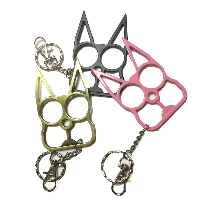 

Hollow Cartoon Cat Key Chains For Women Creative Kitten Cat Key Chain Keychain Lovely Key Holder Jewelry Child Gifts