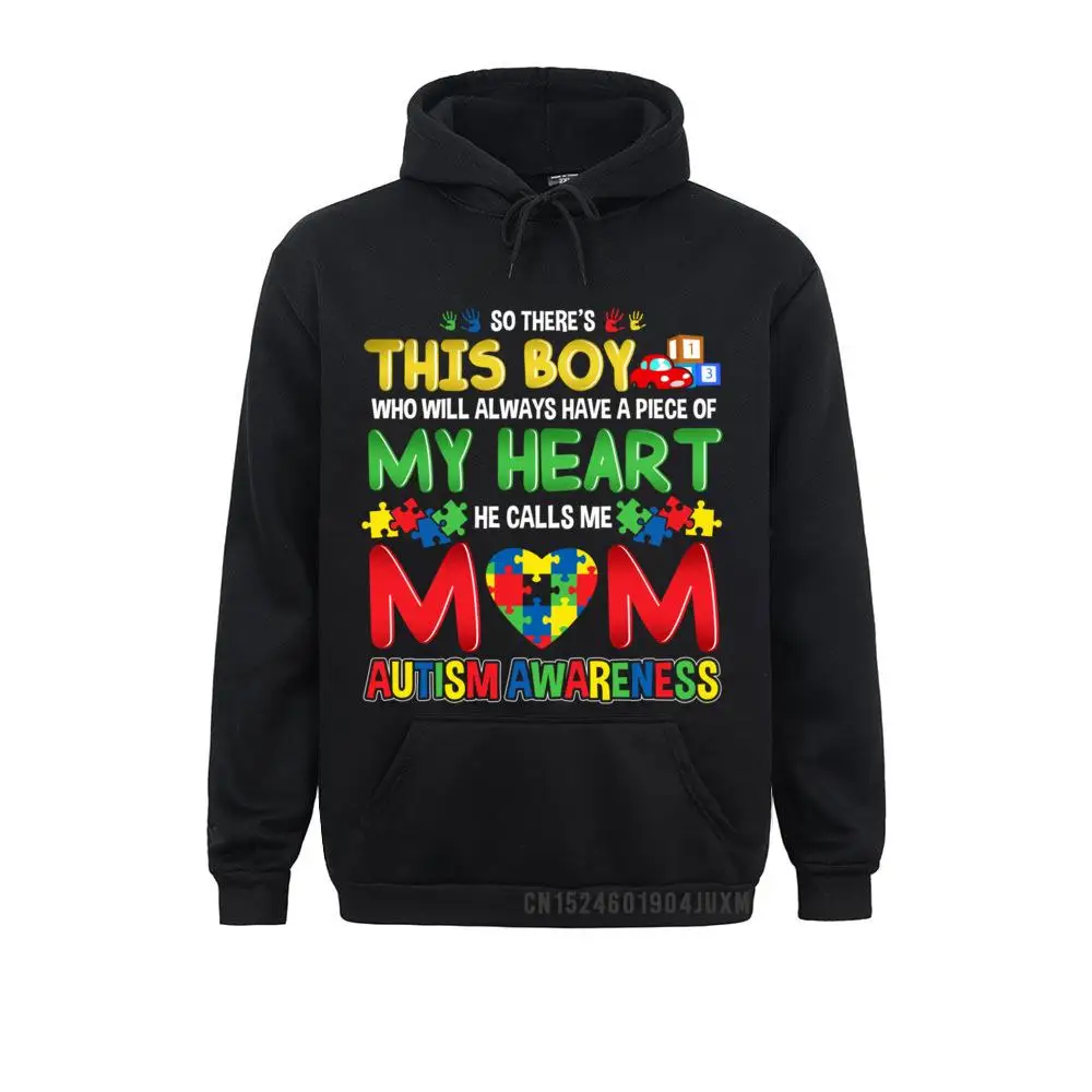 Autism Awareness Mom Hoodie Mother Boys See True Colors Pullover Hoodie__4919 Long Sleeve Hoodies  Mens Sweatshirts Printed On Sportswears Brand New Autism Awareness Mom Hoodie Mother Boys See True Colors Pullover Hoodie__4919black