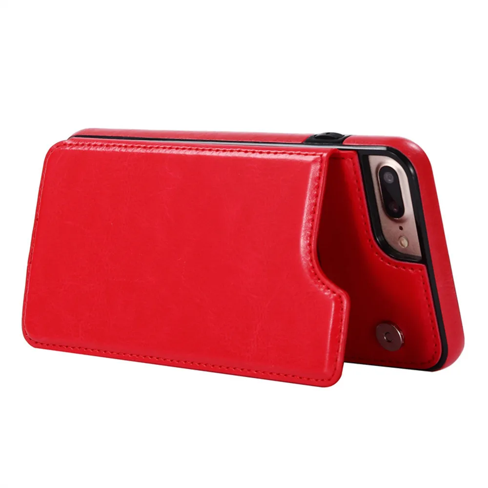 2 in 1 Unique Dual-use Card Wallet Flip Leather Phone Case For IPhone 7p/8p Shockproof Anti-scratch Lightweight Phone cover 