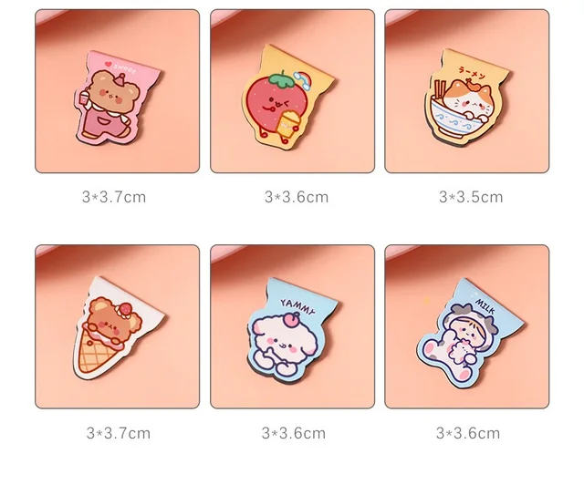 Segnalibri Magnetici Gatto - Set Da 6 Clip Colorate Per Libri, Regalo Carino Per Amanti Dei Gatti - Foto 11