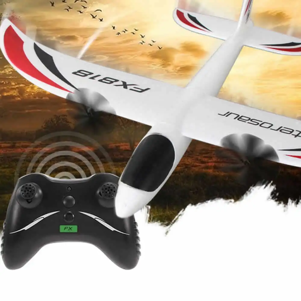Высокое качество 48 см большой RC самолет с фиксированным крылом планер 2 4G 4CH