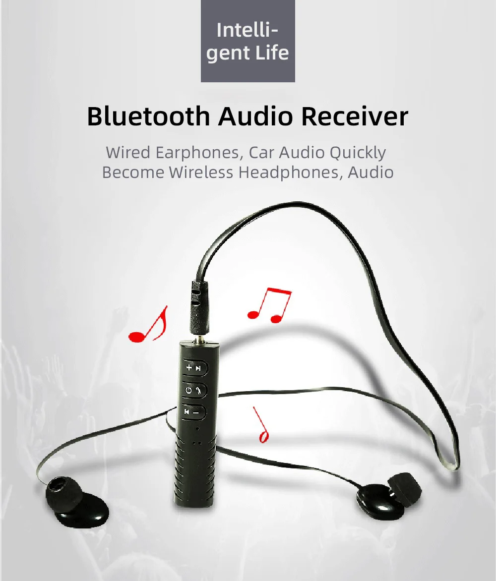 XT2 петличный Мини Bluetooth приемник для автомобиля 3,5 AUX аудио Спортивные Беспроводные наушники автомобильный передатчик Громкая связь вызов музыка Авто адаптер