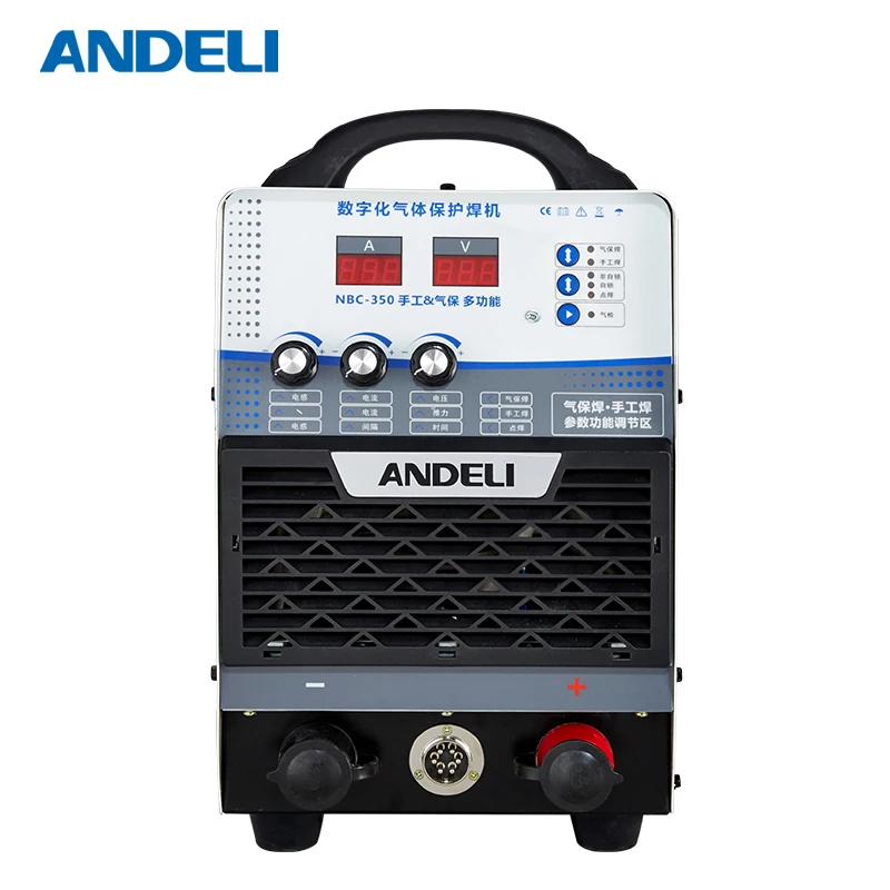 ANDELI MIG 350F 380В MIG/MMA 2 в 1 цифровой промышленный двойной модуль СВАРОЧНЫЙ АППАРАТ IGBT