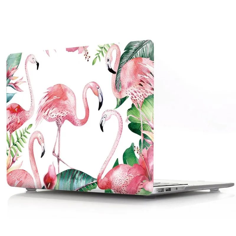 Чехол для ноутбука фламинго для MacBook Air 13 A1932 жесткий ПВХ для Mac Book Air 13 A1932 милый чехол для ноутбука с фламинго