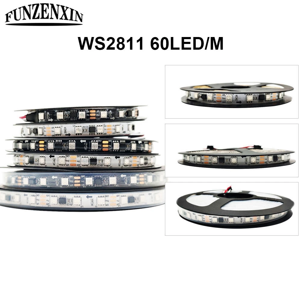 DC12V WS2811 для рождественской вечеринки светодиодные ленты 1 IC Управление 3