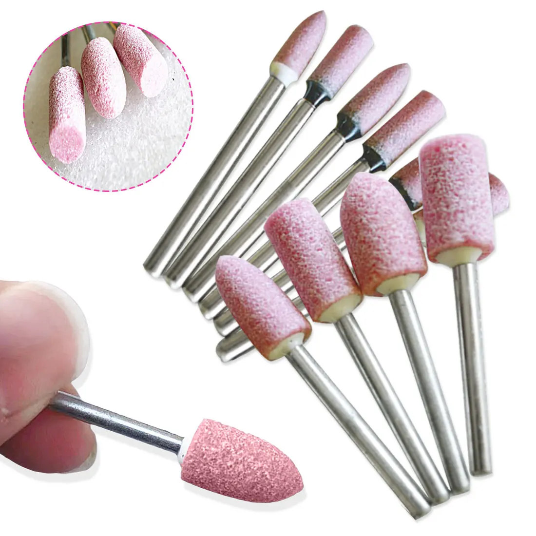 

10pcs 3.0mm Mounted Stone Set Electric Polishing Grinding Head Wheel Tool Kit Polishing Head Wheel Tool For Dremel Rotary Tools
