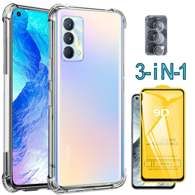  Funda compatible con Realme GT Master Edition funda de teléfono  + protector de pantalla de TPU suave de policarbonato marco suave KB-HY :  Todo lo demás