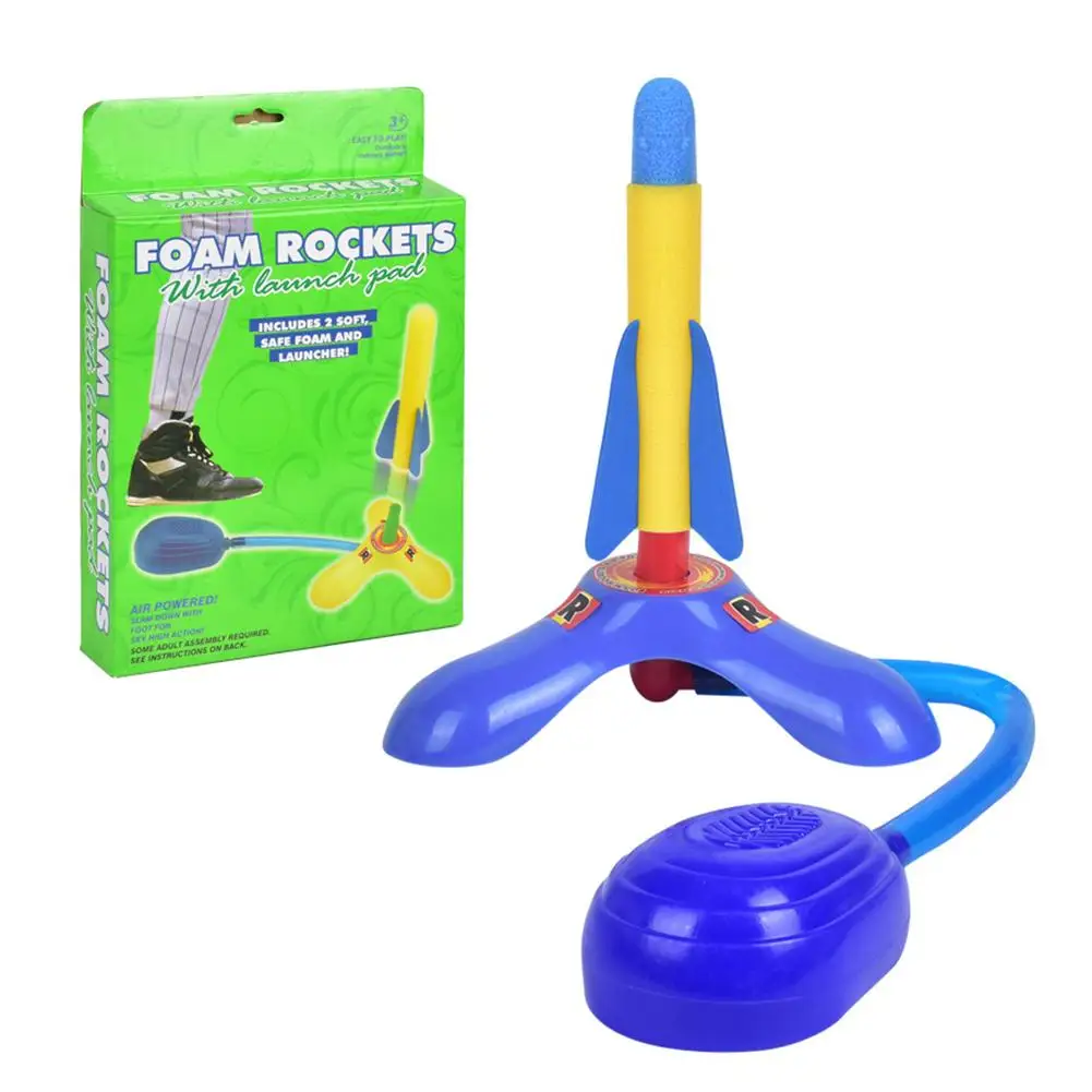 Science Kit комплект ракеты прыжок открытый игрушечные подарок с пусковой установкой