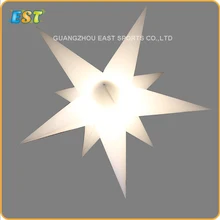 Заводская цена оптовые продажи 210D усиленный oxfrod или 190T нейлон полиэстер led надувной светильник звезда