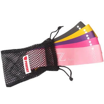 

5pcs Yoga Resistance Loop Bands Strength Exercise Latex Stretching Belt 5Colors Multi-angle Muscle Training Latex Material