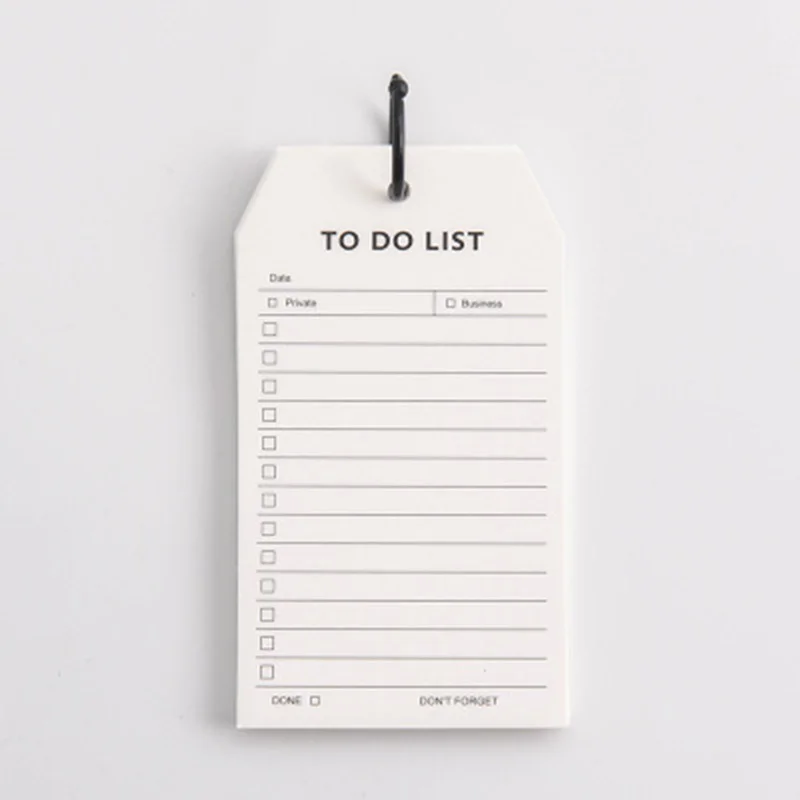 To Do List Reversible To Do List / Daily Plan Loose-leaf Memo Pads Multi-Function Schedule Planner Creative Notebook For Student Stationery - Цвет: To Do List