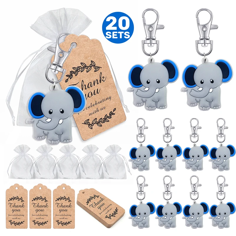 Party Toys Pop Keychain 20 Babies Welcome Party Gifts