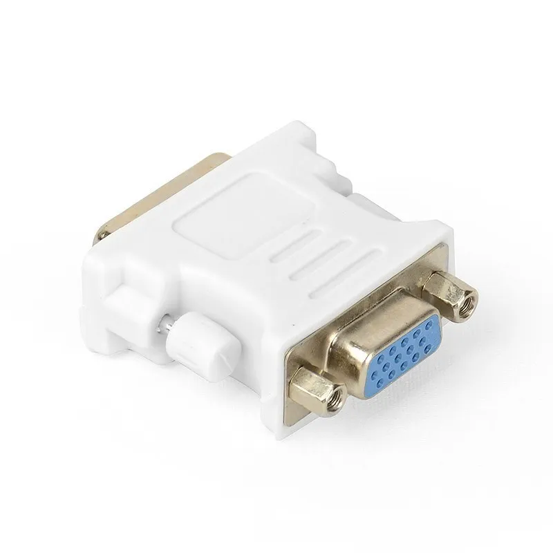 HD DVI to VGA converter male to female 24+5 pin interface computer graphics card monitor adapter for projector HD monitor