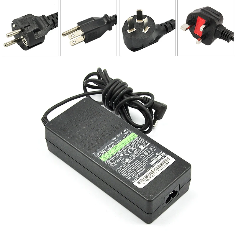 

Used Power Charger Plug AC Adapter For Sony Vaio 19.5V 6.2A VGP-AC19V16