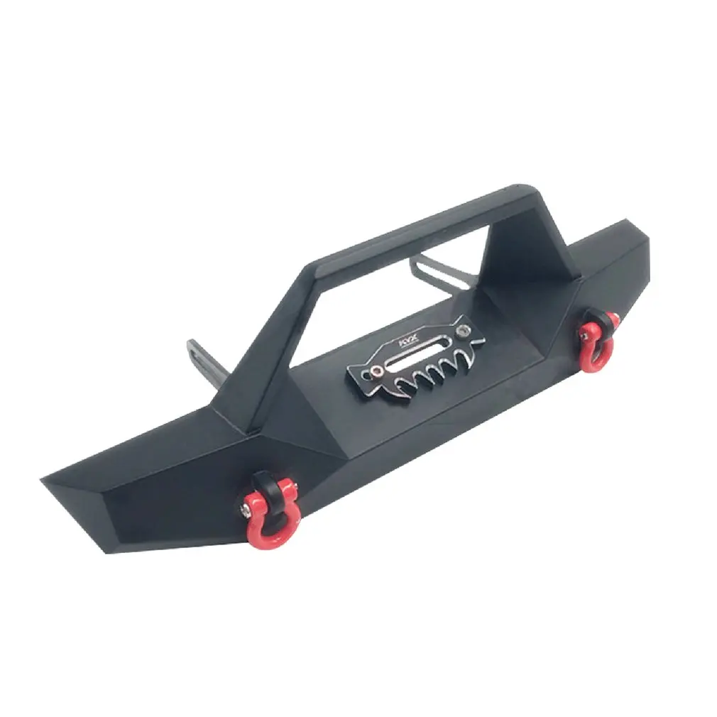

KYX Racing CNC Alloy Front Bumper Anti-collision with Loop Upgrades Parts for 1/10 RC Crawler Car TRX-4 Accessories