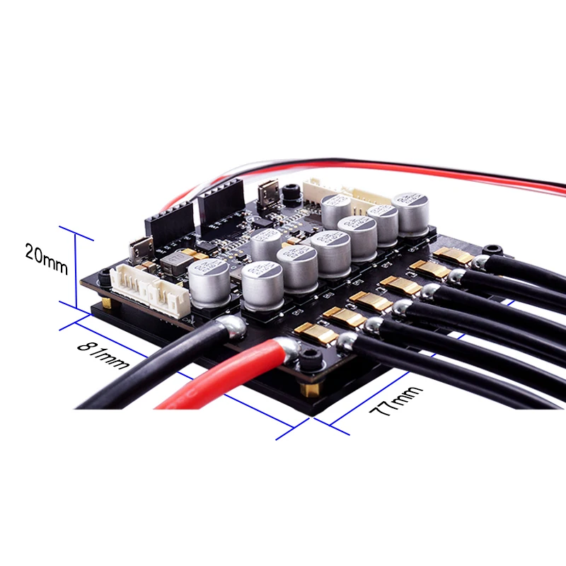 DUAL ESC 6,6 Mini с прошивкой для VESC-defall-No-Hw-Limits для моделей/многоосевых самолетов/электромобилей/электрических