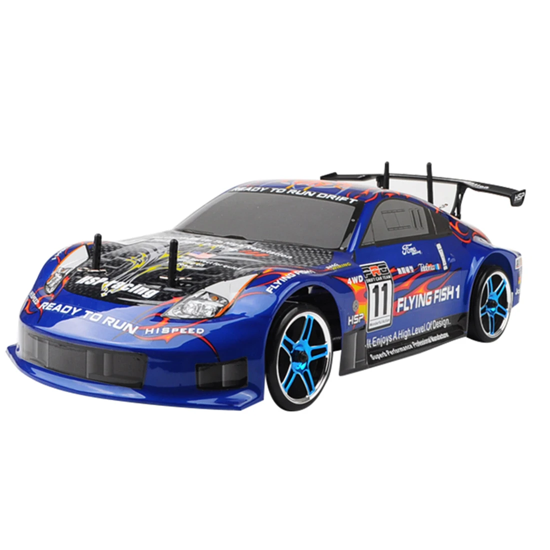 

HSP 1:10 Electric RC Drift Car On Road Racing Car High Speed Remote Control Car Kit(Car + Remote Controller + Battery + Charger)