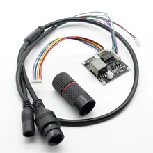 A placa do módulo do ponto de entrada power over ethernet 12 v output ieee802.3af/at complacente para a câmera 8pin do ip da rede do cctv da segurança com cabo do ponto de entrada