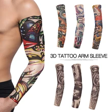 Мужская рубашка с рукавом с татуировкой, рукава, рукава с татуировкой, унисекс, защита рукава с татуировкой, для улицы, манга, para brazo, новинка, Цветочная грелка для рук