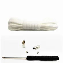 Пара круглых быстроразъемных шнурков для обуви, шнурки с плоской поперечной пряжкой, эластичные шнурки для обуви, Детские Портативные кроссовки унисекс для взрослых, шнурки для ленивых шнурков