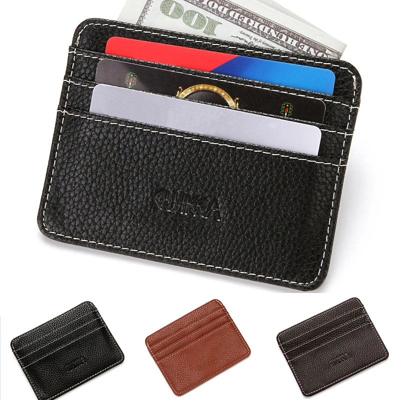 Coin Purse Mini Wallet ID Card Holder Business Card Cover Bank Credit Card Case