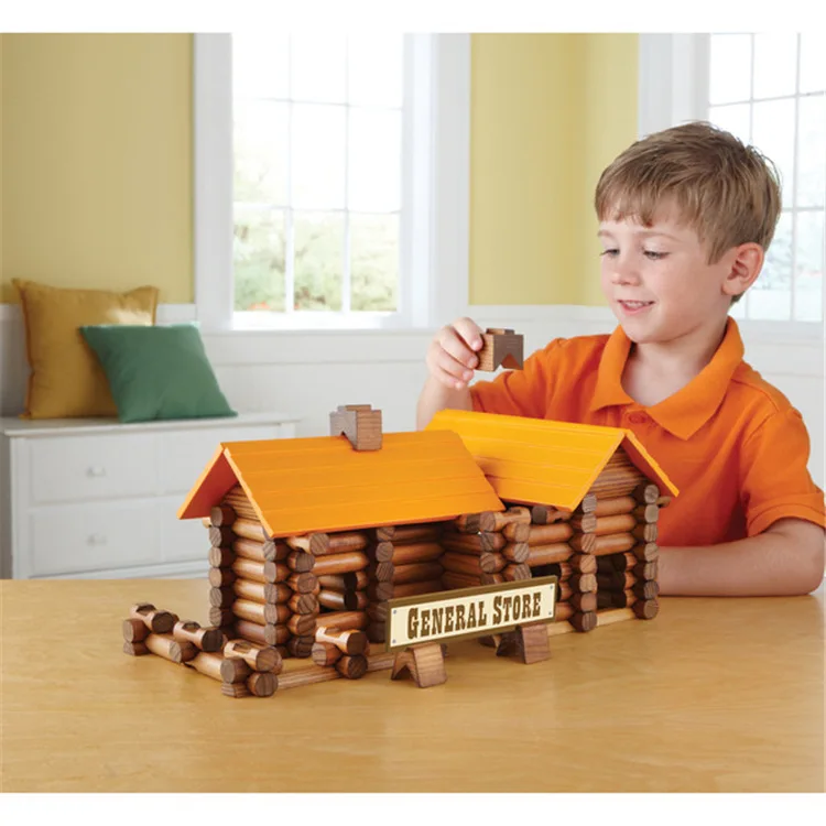 

165 Lincoln Room Building Blocks Rb26 Built Cabin Logs Architecture Building Blocks Children Space Imagining 2.5
