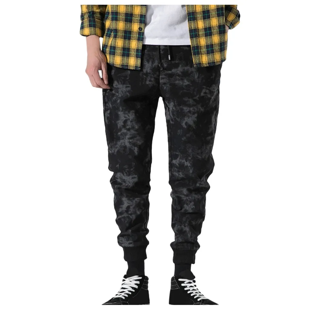 Повседневное брюки Для мужчин хлопок Slim Fit Мужские брюки Чинос; Новая модная Повседневное на открытом воздухе карман камуфляжной расцветки в стиле береговой охраны брюки длинные брюки для девочек