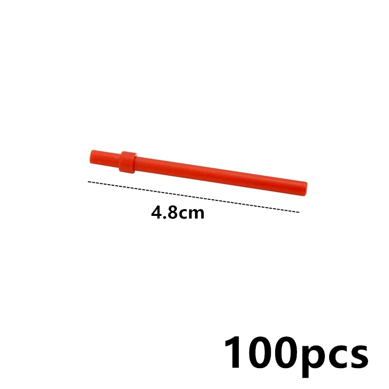 빌딩 블록 63965 기술 MOC 부품 1x6 라운드 바 6L 스톱 링 조립 입자 호환 브랜드 벽돌 장난감