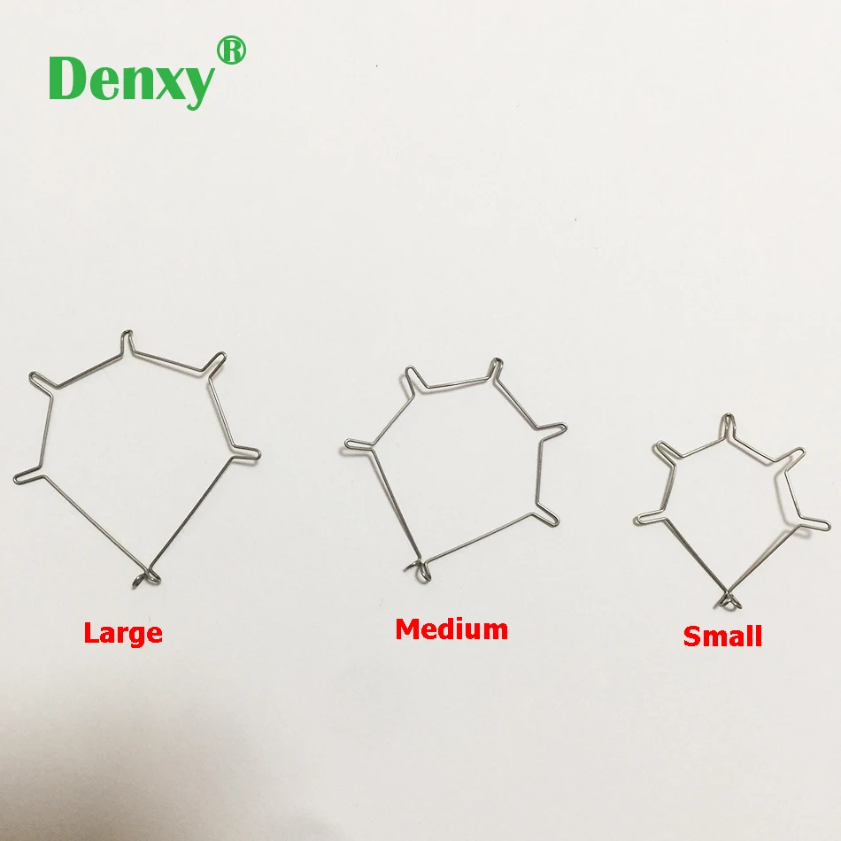 Denxy 3 шт. ортодонтический 5 петельный провод передний корень крутящий момент пять петельный провод металлический лигатурный провод Ортодонтические провода