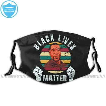 

I Can't Breathe Mouth Face Mask Black Lives Matter Facial Mask Polyester Adult Pretty with Filters Mask