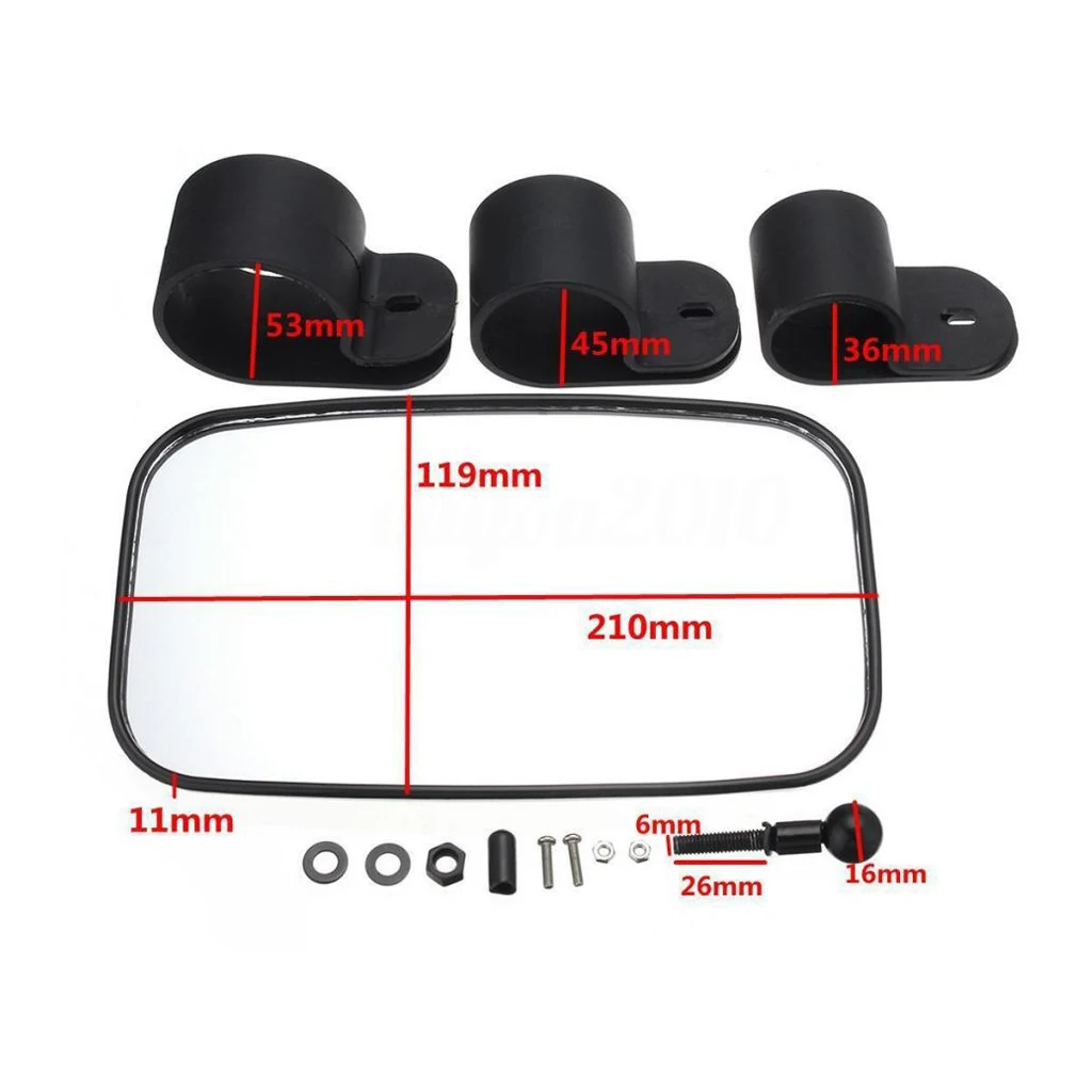 High Quality Car Truck SUV Rearview Mirror Backup Auxiliary Safe Driving