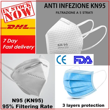 

50 100 pcs Ship To USA fp2 n95masks facemasks mascarilla kn95mask maskn95 facemask