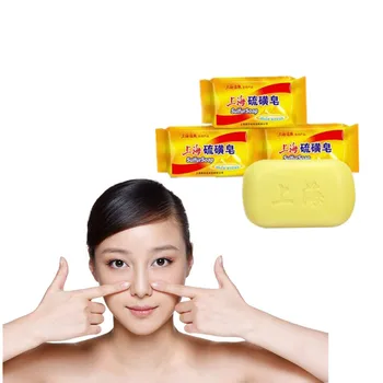 

Hand-made sulfur private cleaning agent. Traditional Chinese medicine production. Eliminate odors. Antiseptic and whitening soap