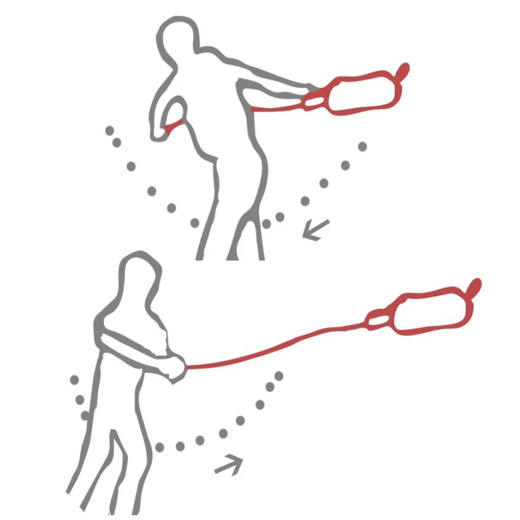 Water Sports Safety Throw Bags Rescue Kayaking Reflective Throw Line Rope Lightweight - 52ft 69ft 102ft