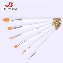 6 шт./компл. Краски ing краски кисти кисть для масляной Краски набор нейлоновых волосяных воды Цвет Краски ing Кисть Акриловая щетка для рисования набор кисти для живописи маслом