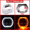 Sinolyn 2.5/3.0 LED Angel Eyes Turn Signal Shrouds Switchback Bezel For Headlight Lens Hella 3R G5/Koito Q5/WST Projectors Lens ► Photo 3/6