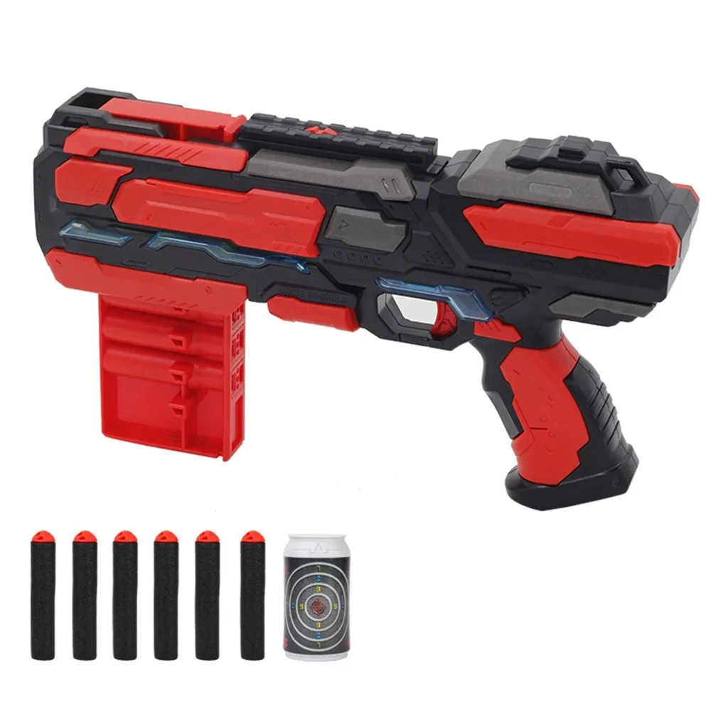Новое поступление картридж ручной мягкий пулевидный пистолет костюм для Nerf пули игрушечный пистолет Дротика бластерный игрушечный пистолет с 6 пулями