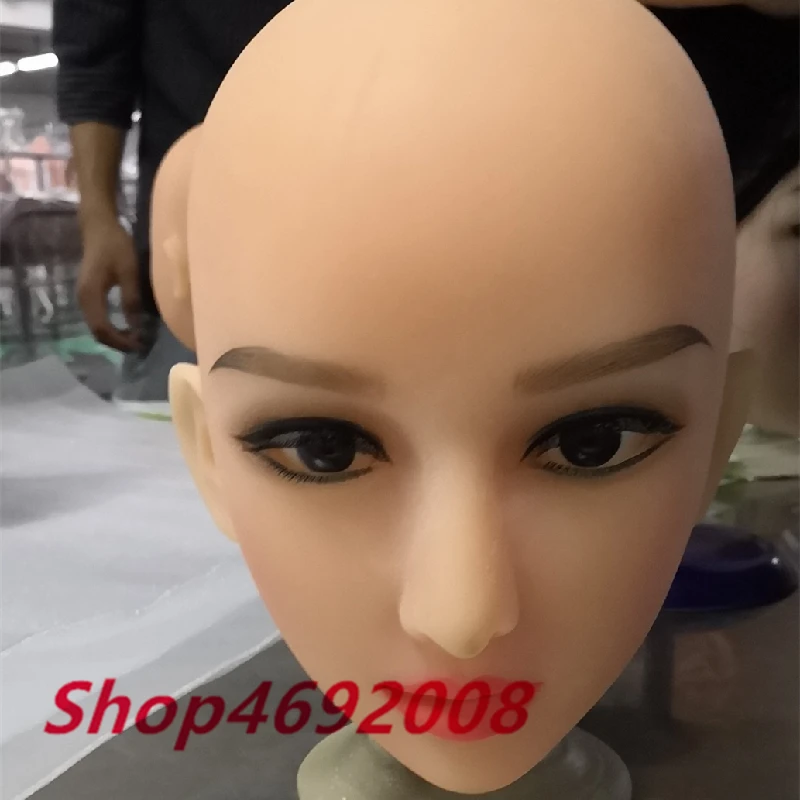 

M1-6 Beautiful Sex Doll Head Factory Site Photo Real And Reliable Female Head Oral Sex Toy