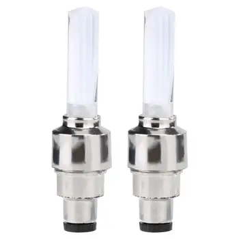 

2pcs Sports Bike Wheel Light Spoke Nozzle Flashing Self-contained Colorful Gradient Mode Lamp for Bicycle Accessories