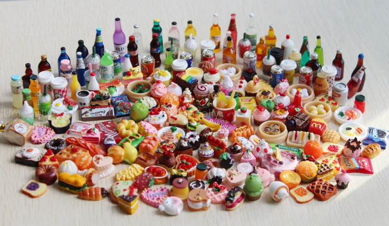 1:6 миниатюрный кукольный домик еда супермаркет мини Снэк имитация ...