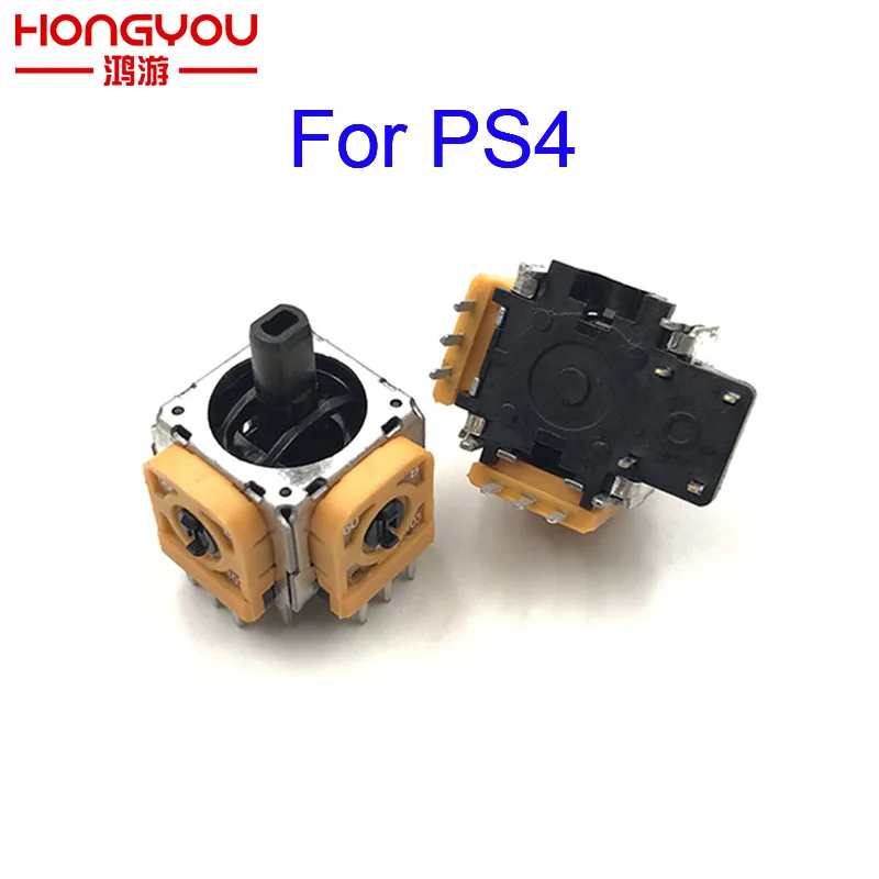 Аналоговый 3D Рокер 10 шт./лот сменный желтый ДЖОЙСТИК для Sony PlayStation 4 PS4 DualShock