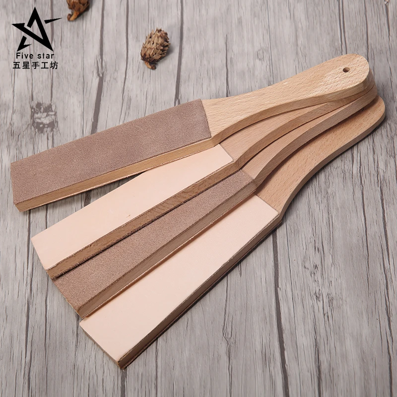 

1pcs Polishing Swing Knife Plate Cutting Double Tanned Leather DIY Leather Handmade Tools